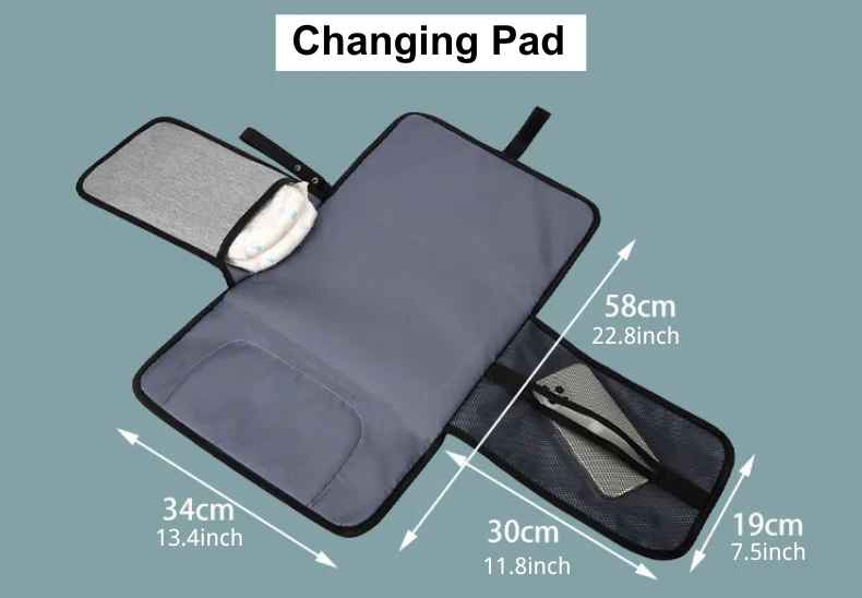 sac à dos à langer tapis intégrer
