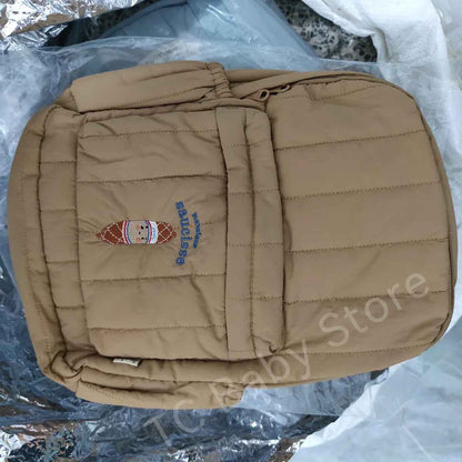 sac à dos à langer vert olive présentation