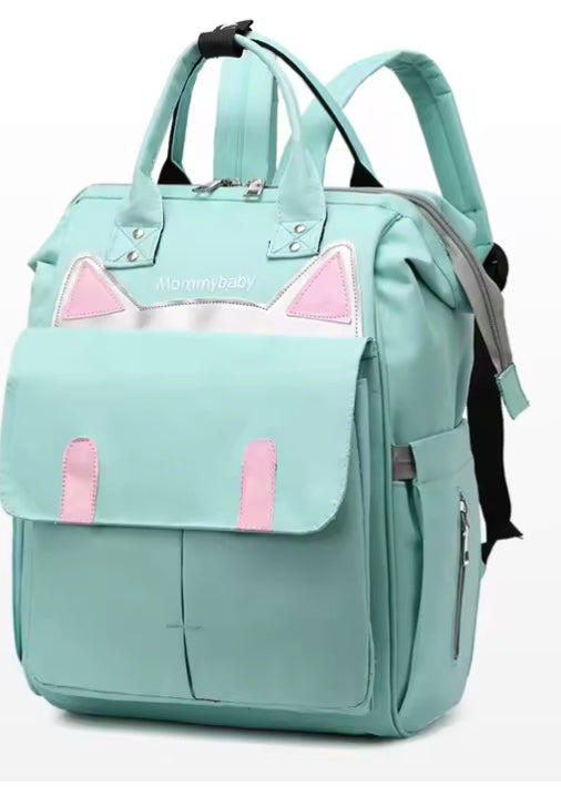 sac à dos à langer vert