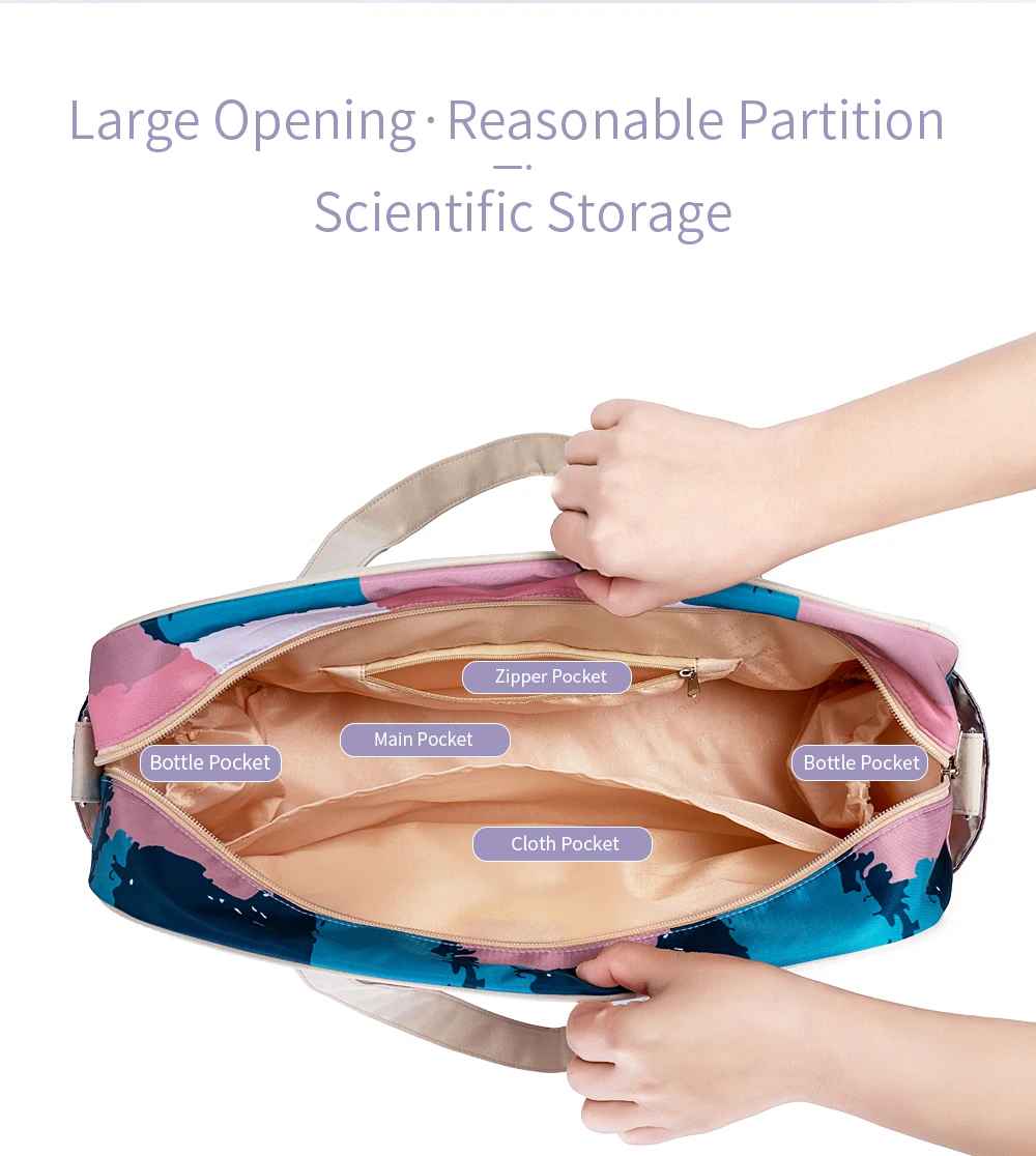 sac à lange large capacité