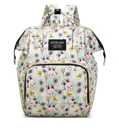 sac à langer à motif vache