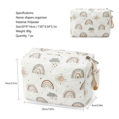 sac à langer arc-en-ciel