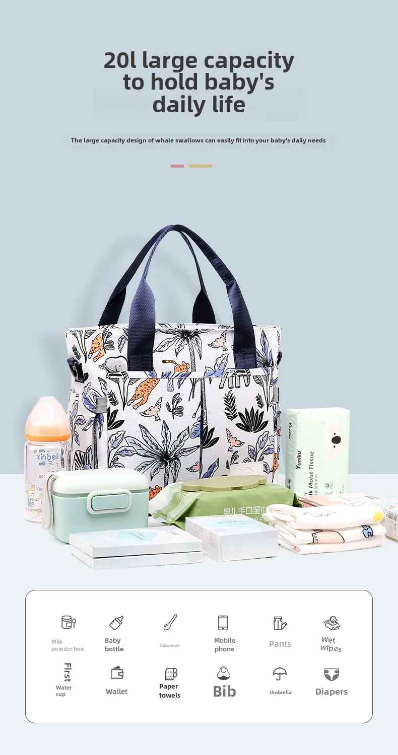 sac à langer bébé large capacité