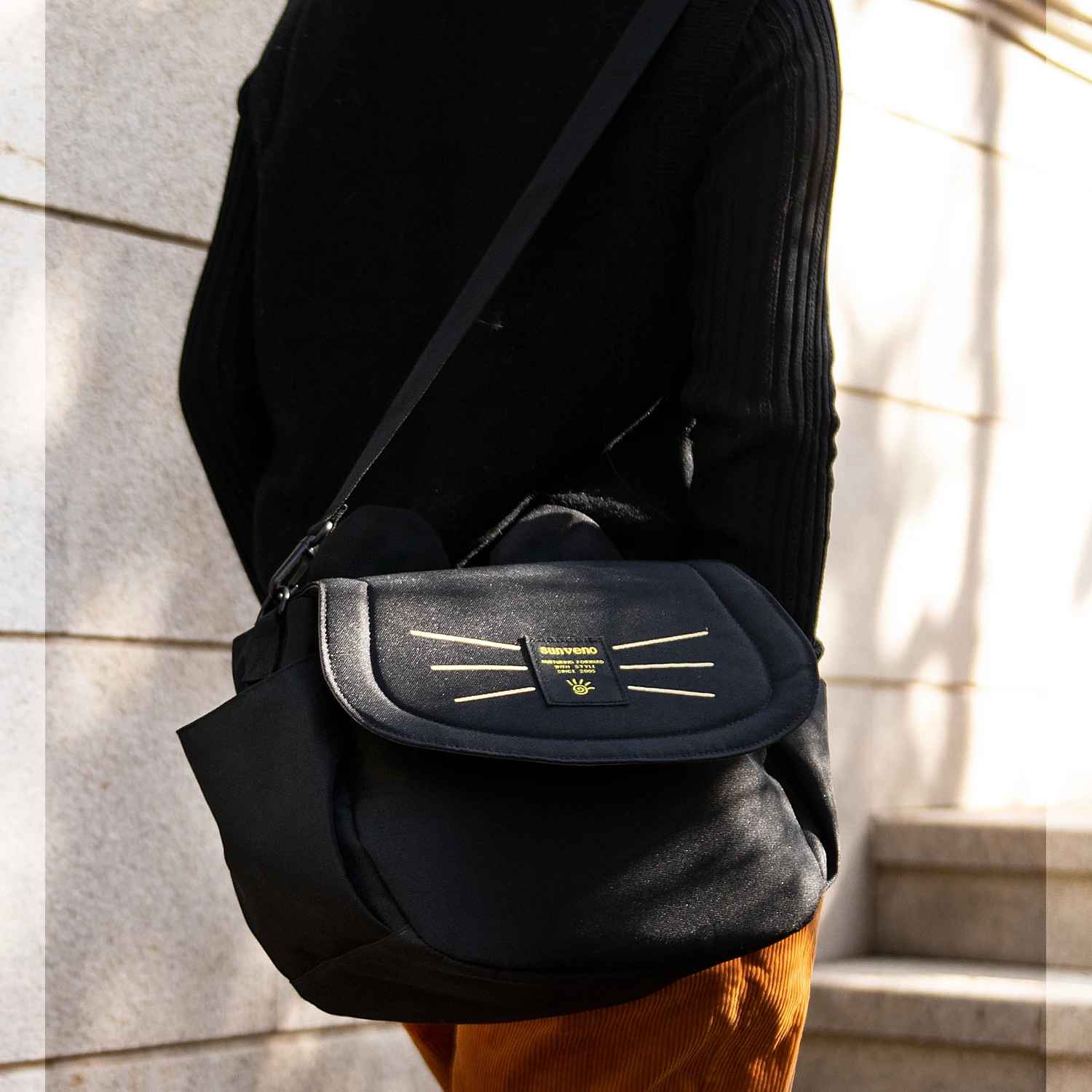 sac à langer bébé noir