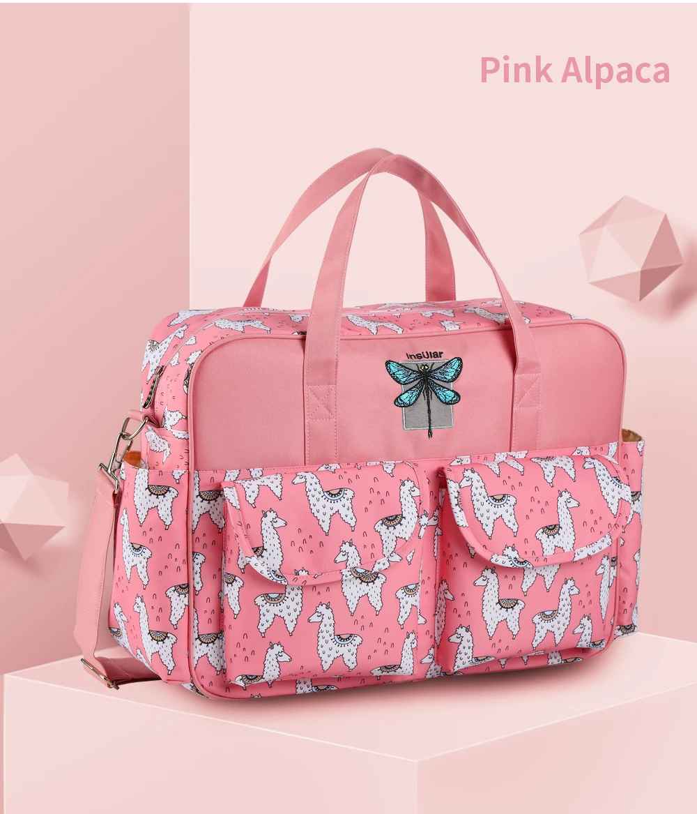 sac à langer bébé rose