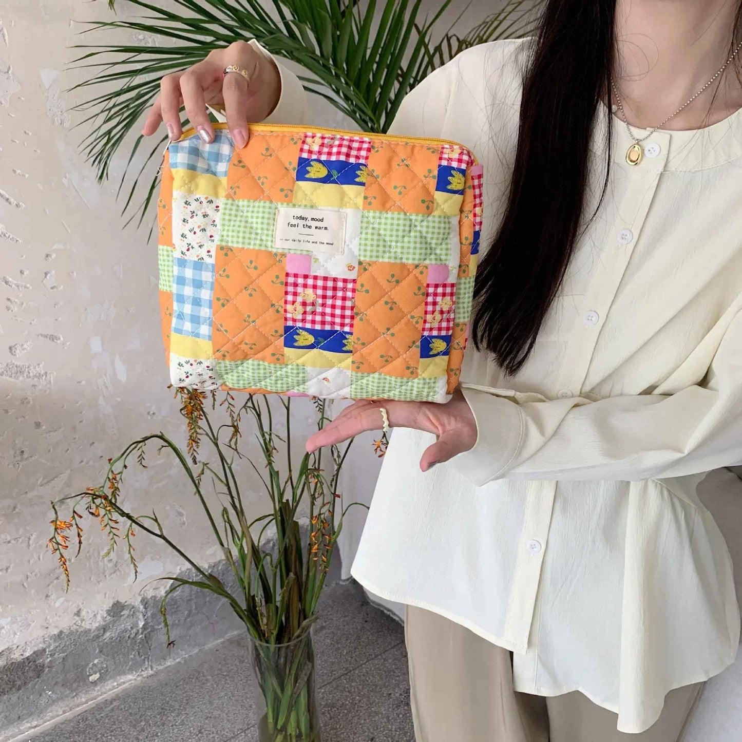 sac à langer orange