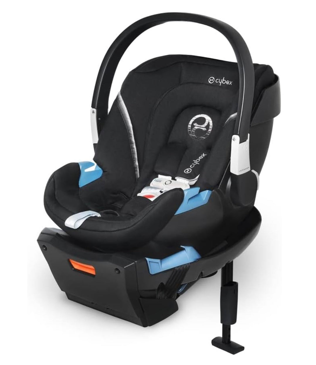 siège auto de couleur noir