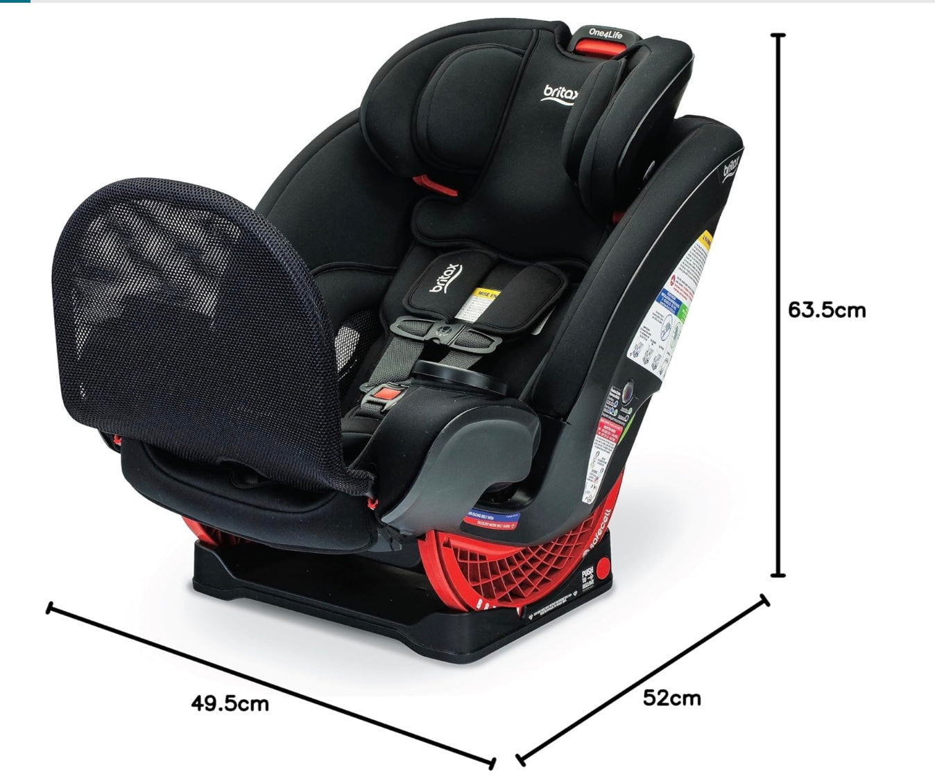 siège auto les dimensions